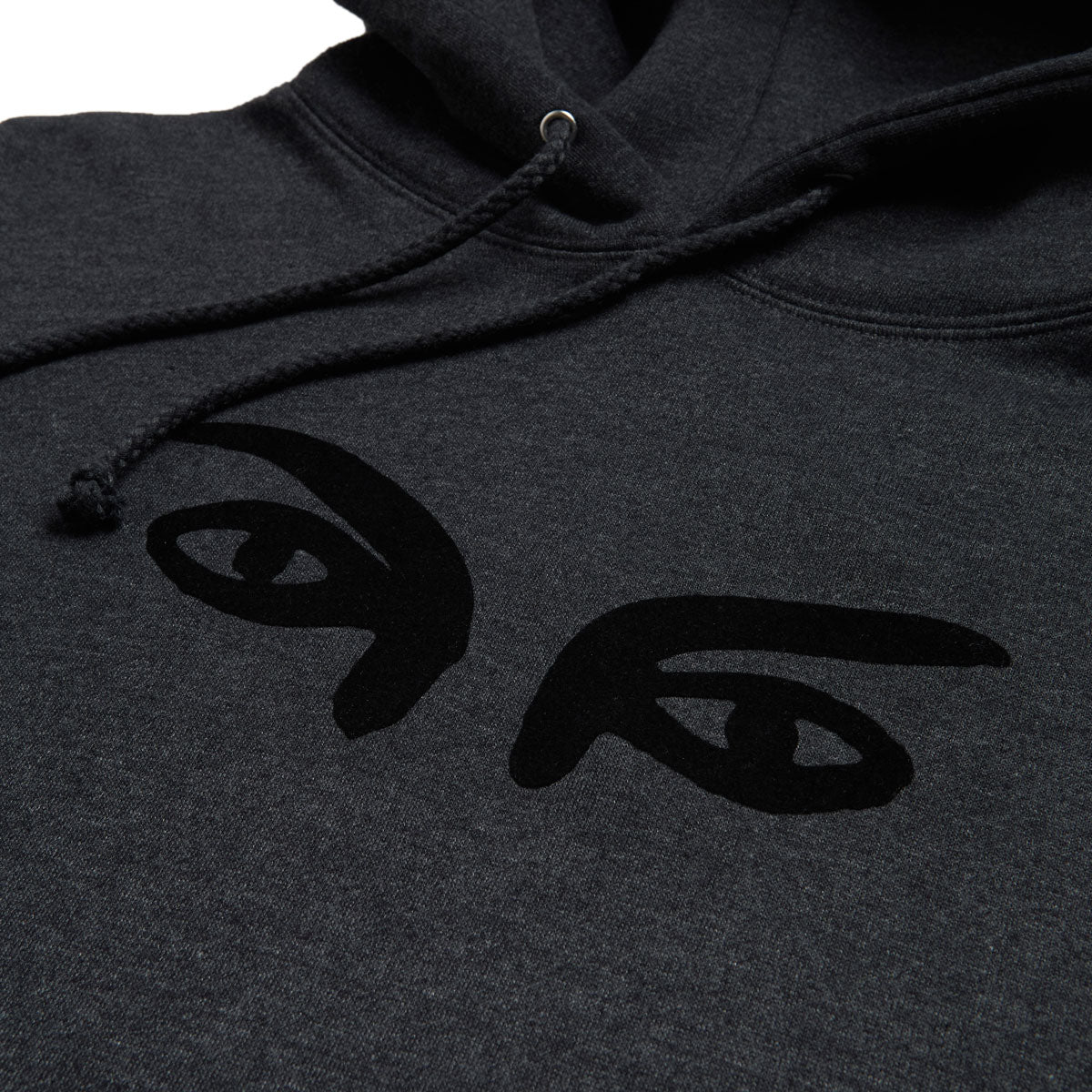 Chocolate Drip Eyes Pullover Hoodie - Charcoal Heather image 2