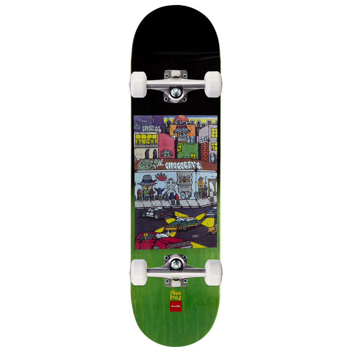 Chocolate Perez Fiendin Skateboard Complete - 8.125