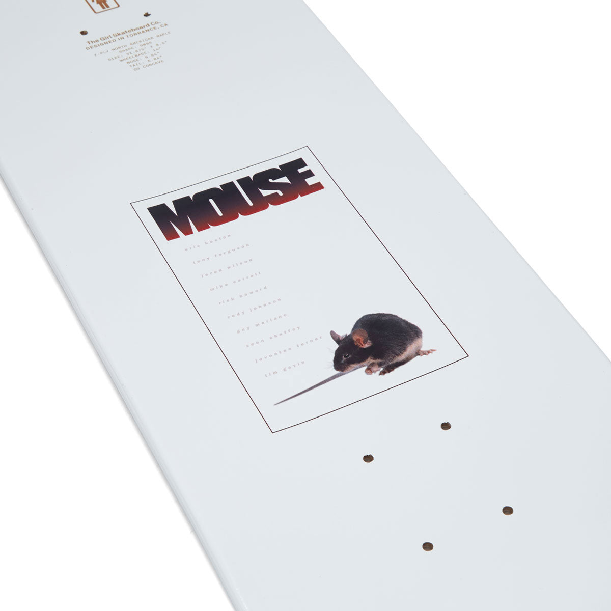 Girl Howard Mouse One Off Skateboard Complete - 8.25