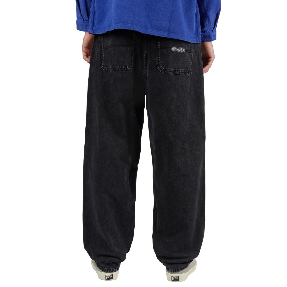 CCS Baggy Taper Denim Jeans - Acid Black image 4