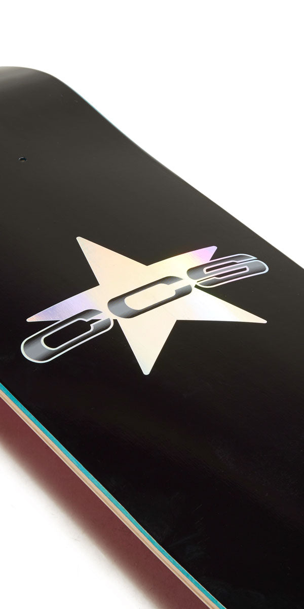 CCS 97 Star Skateboard Deck - Holographic/Black image 3