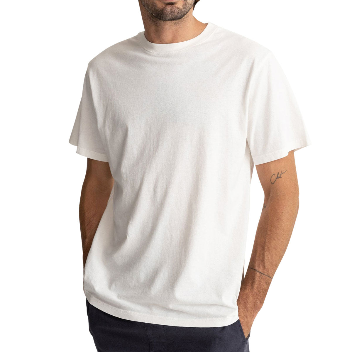 Rhythm Classic Brand T-Shirt - Vintage White image 2