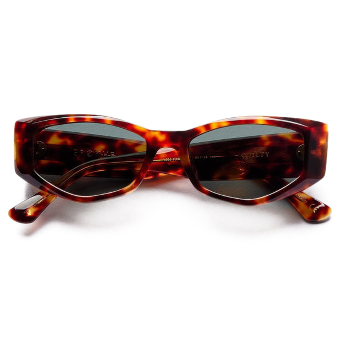 Epokhe Guilty Sunglasses - Tortoise Polished/Green image 4