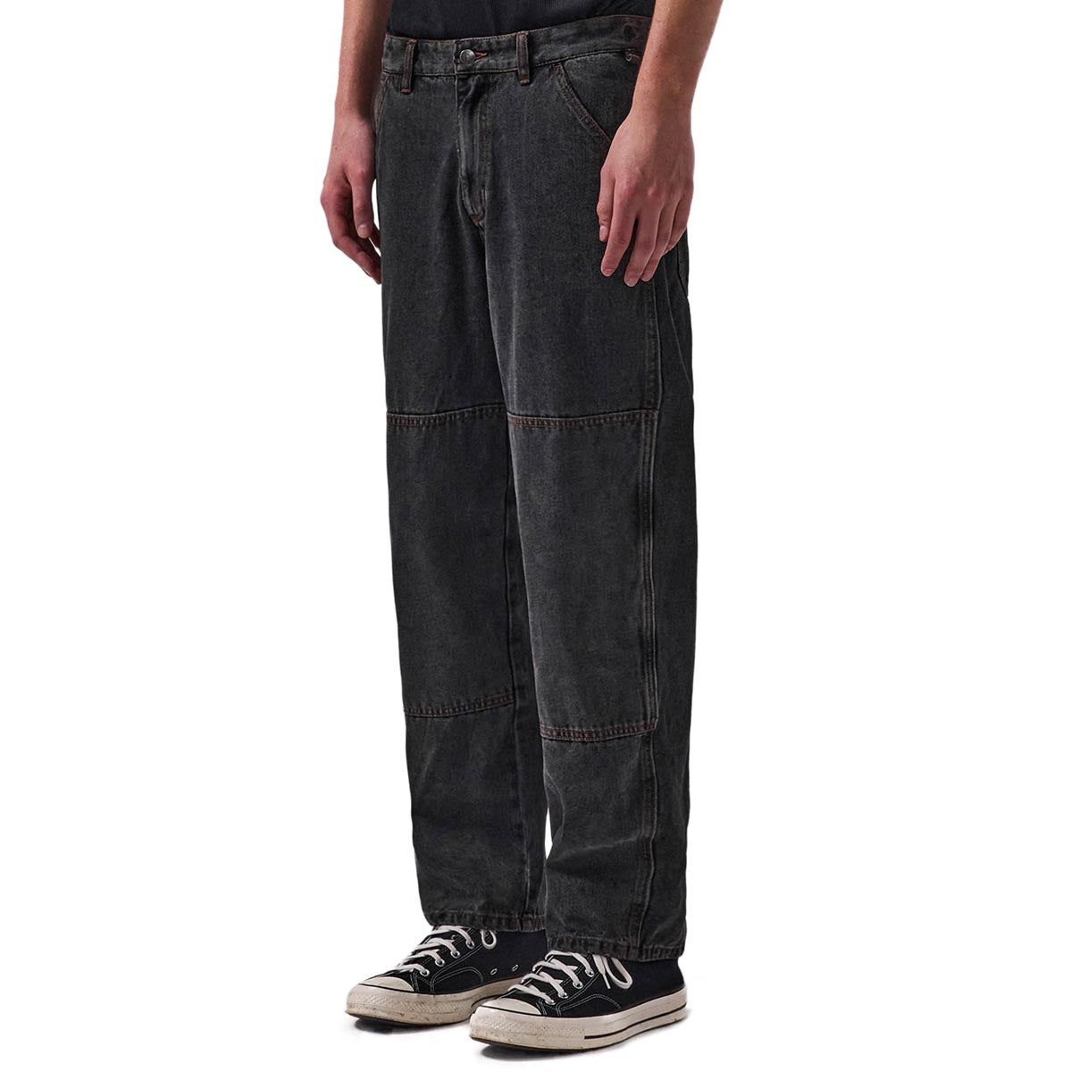 Former Distend Vt Double Knee Jeans - Washed Black image 3