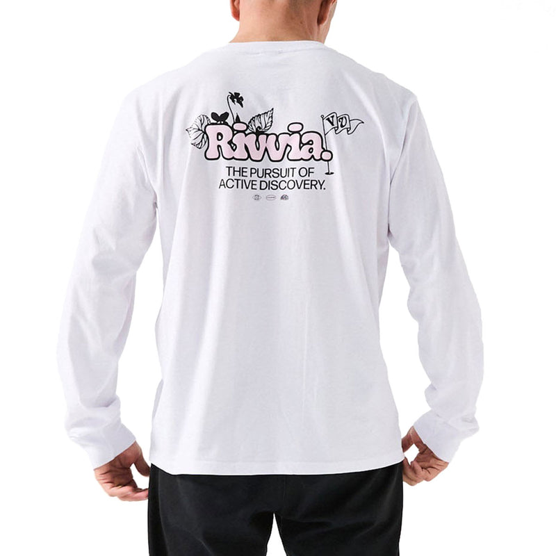 Rivvia Floral Pursuit Long Sleeve T-Shirt - White