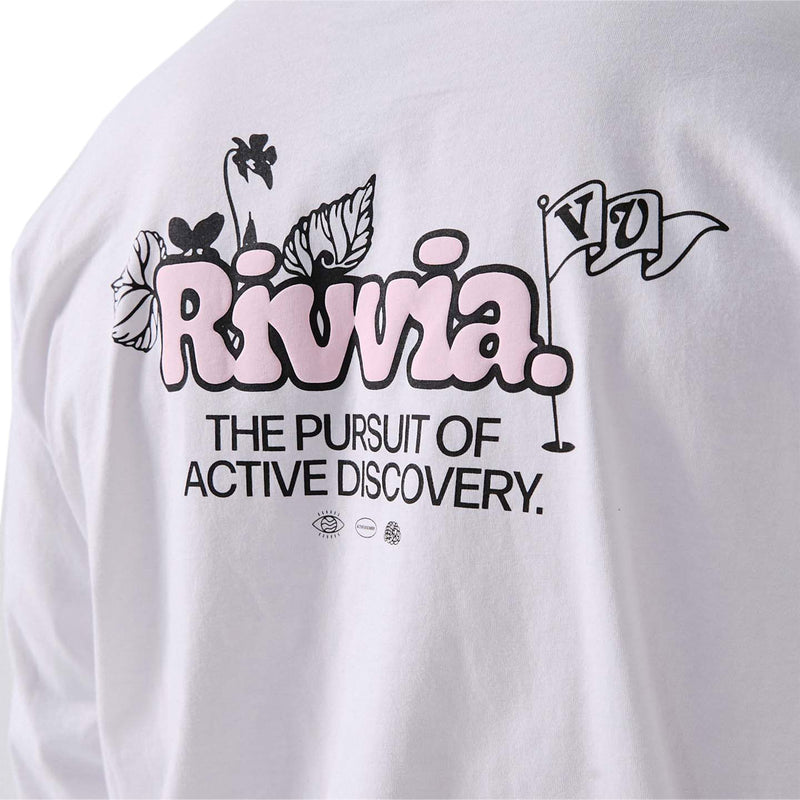 Rivvia Floral Pursuit Long Sleeve T-Shirt - White