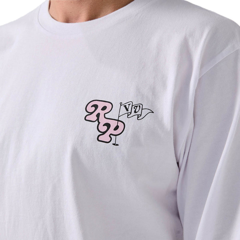 Rivvia Floral Pursuit Long Sleeve T-Shirt - White