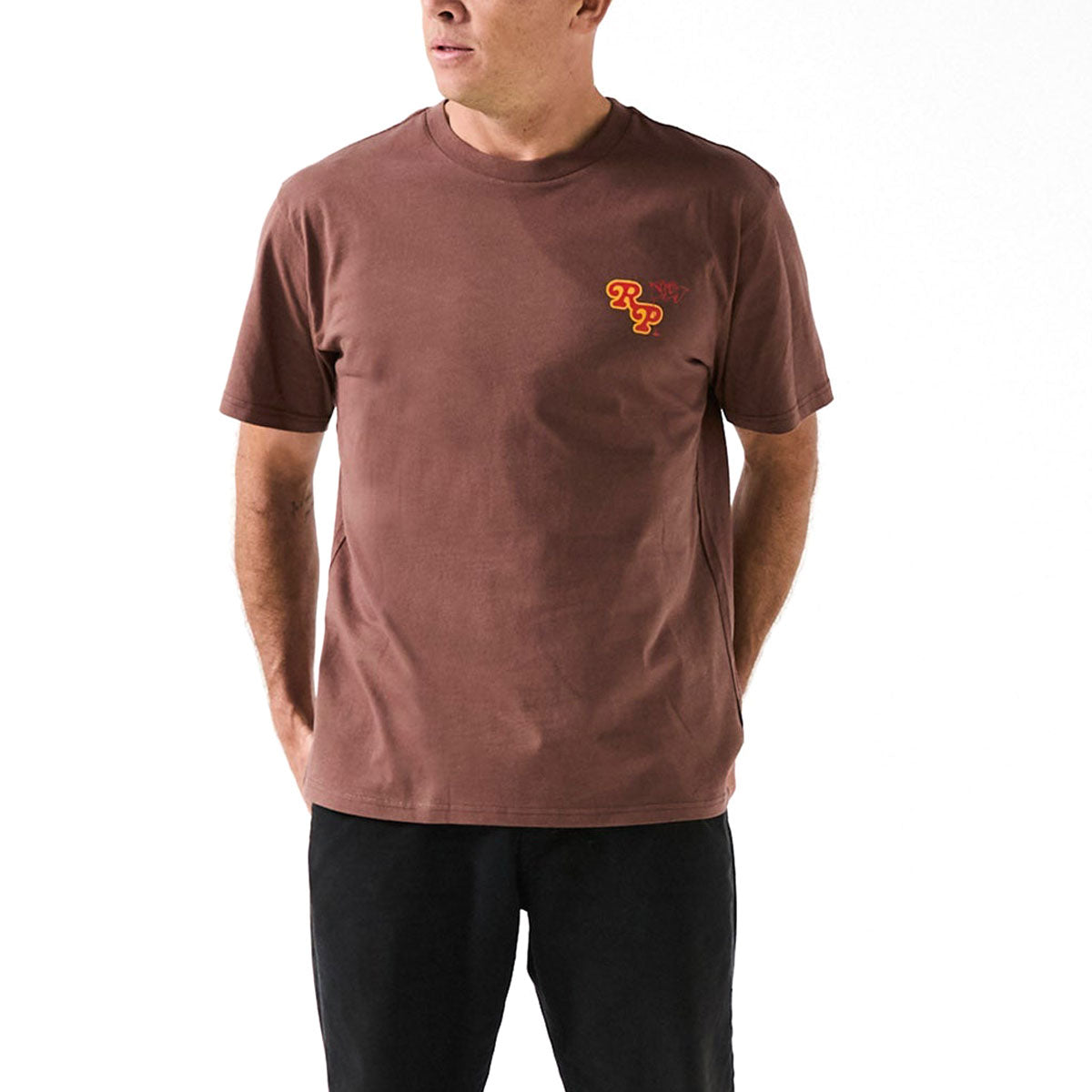 Rivvia Floral Pursuit T-Shirt - Brown image 2
