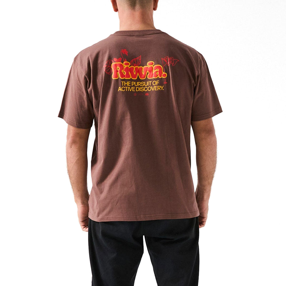 Rivvia Floral Pursuit T-Shirt - Brown image 3