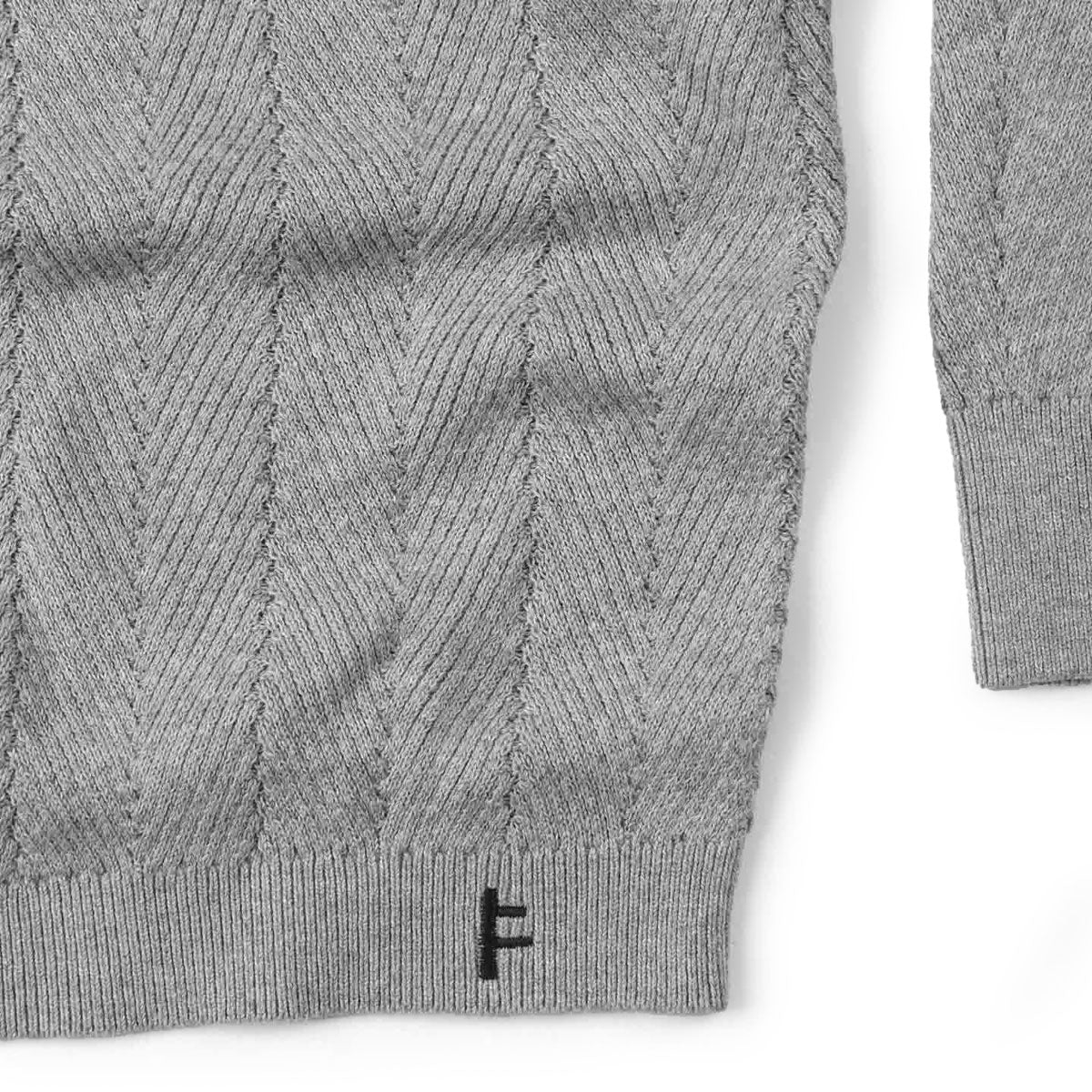 Former Ag Long Sleeve Polo Shirt - Grey image 5