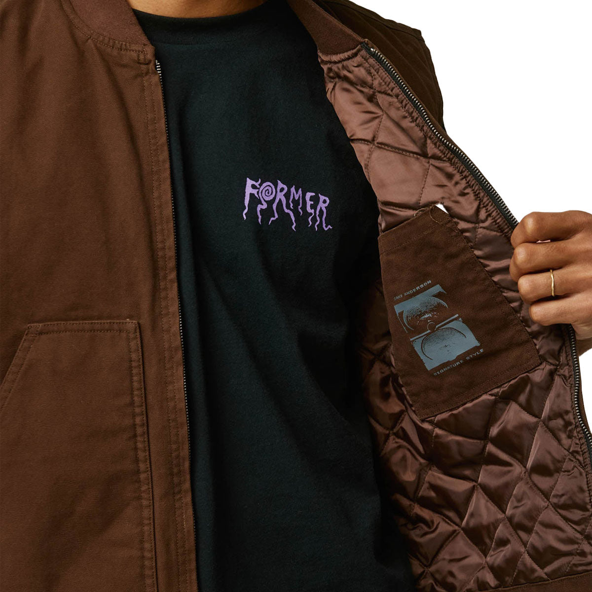 Former VT Canvas Vest - Brown image 4
