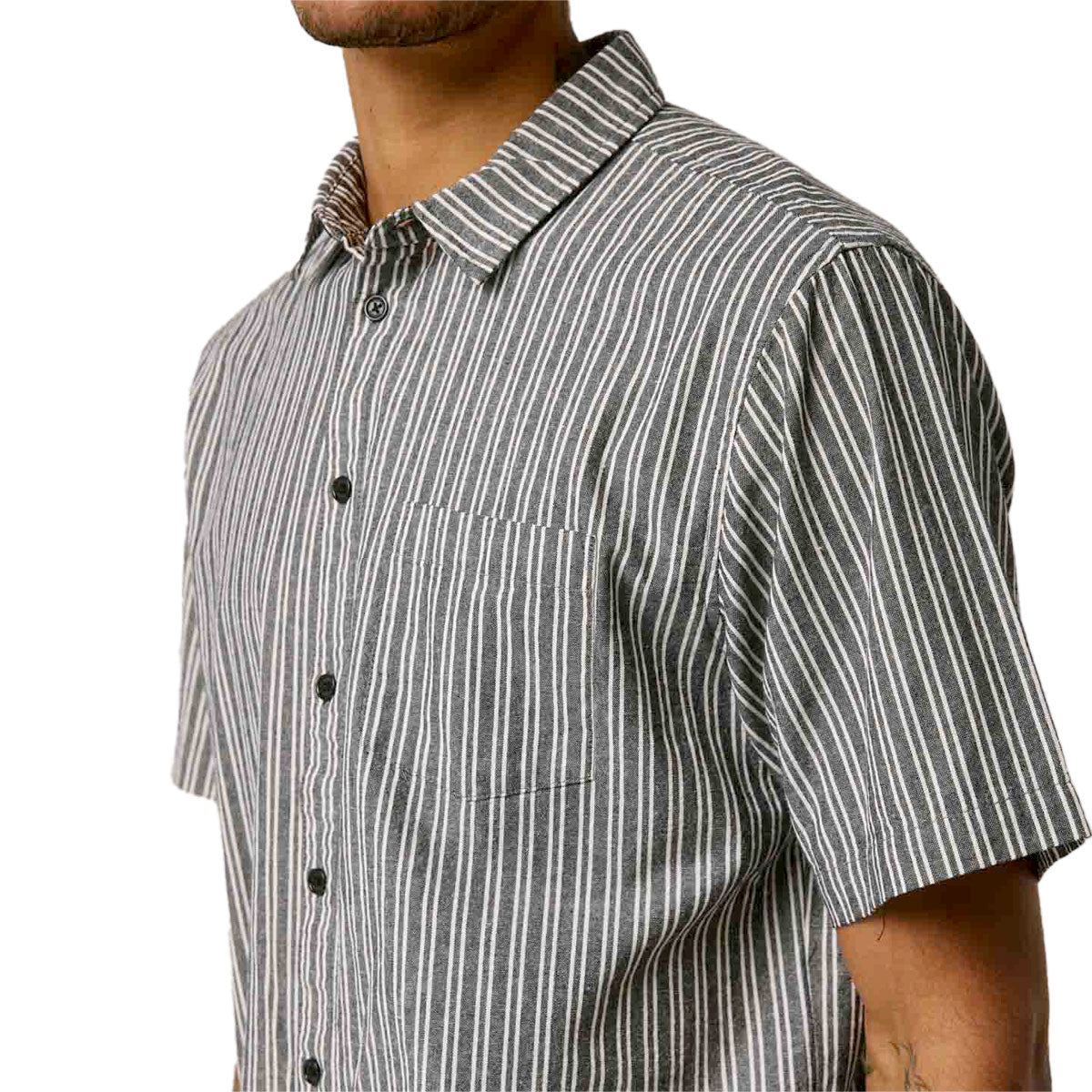 Former Reynolds Stripe Shirt - Black image 4