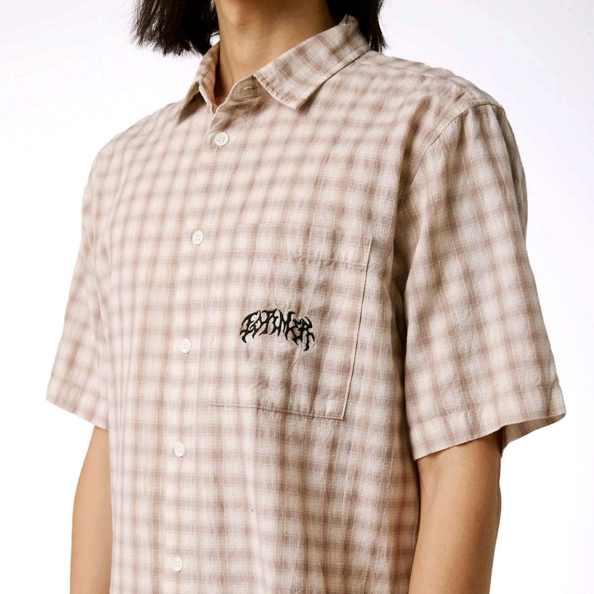 Former Manners Check Shirt - Taupe image 4