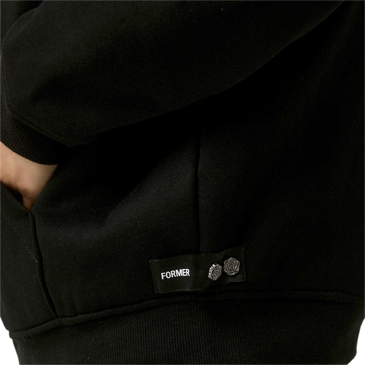 Former Ca Lined Zip Up Hoodie - Black image 4