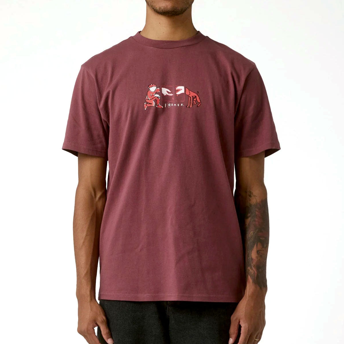 Former Aid T-Shirt - Plum image 2