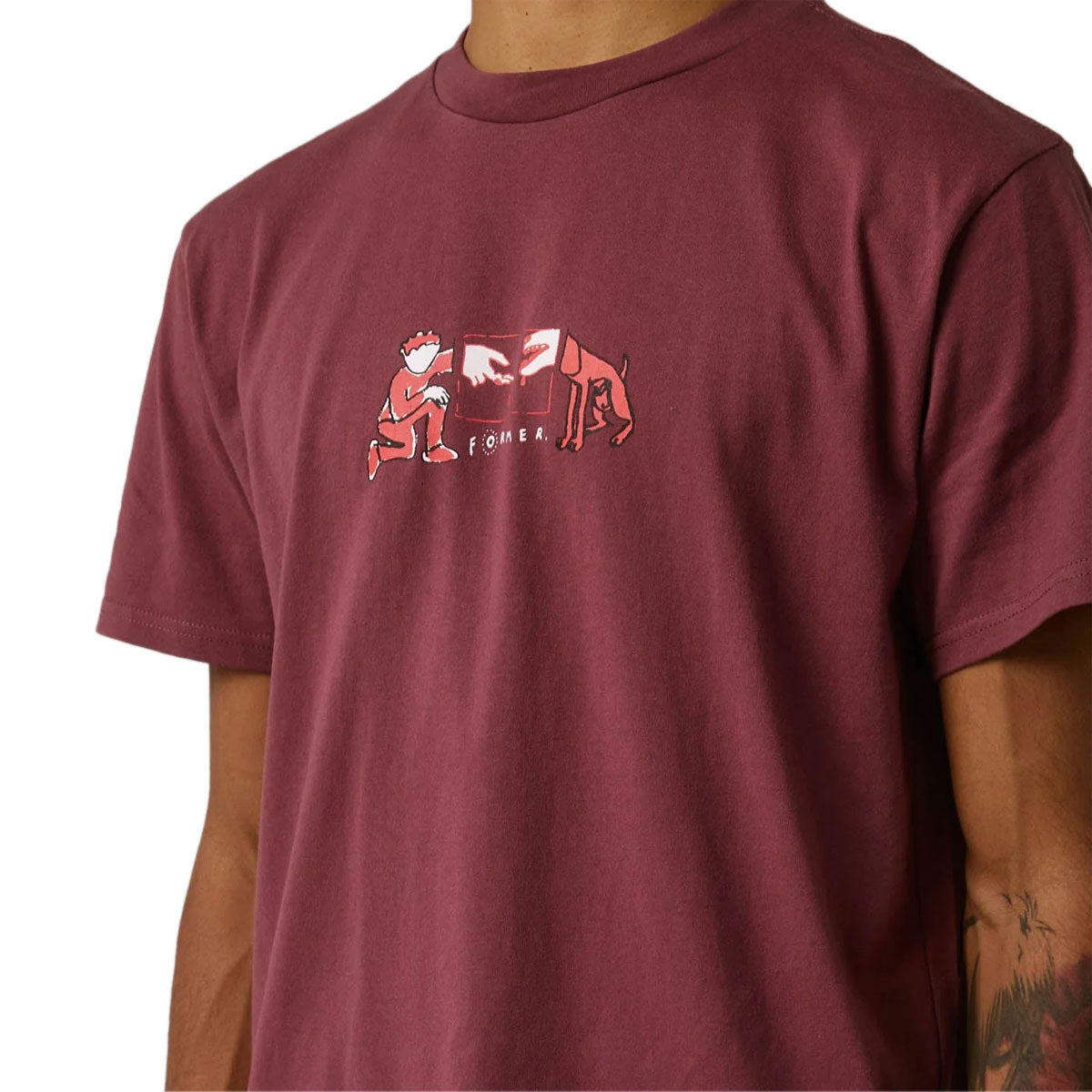 Former Aid T-Shirt - Plum image 3