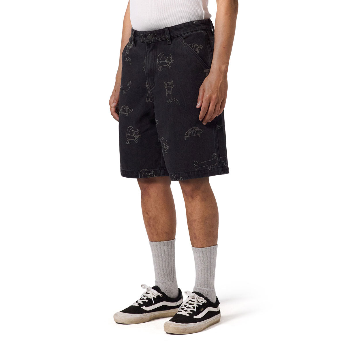 Former Reynolds Yardage Denim 21 Walk Shorts - Washed Black image 5