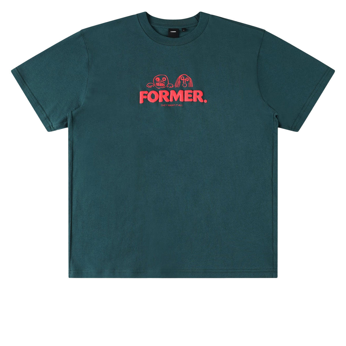 Former Want It All T-Shirt - Petrol image 1