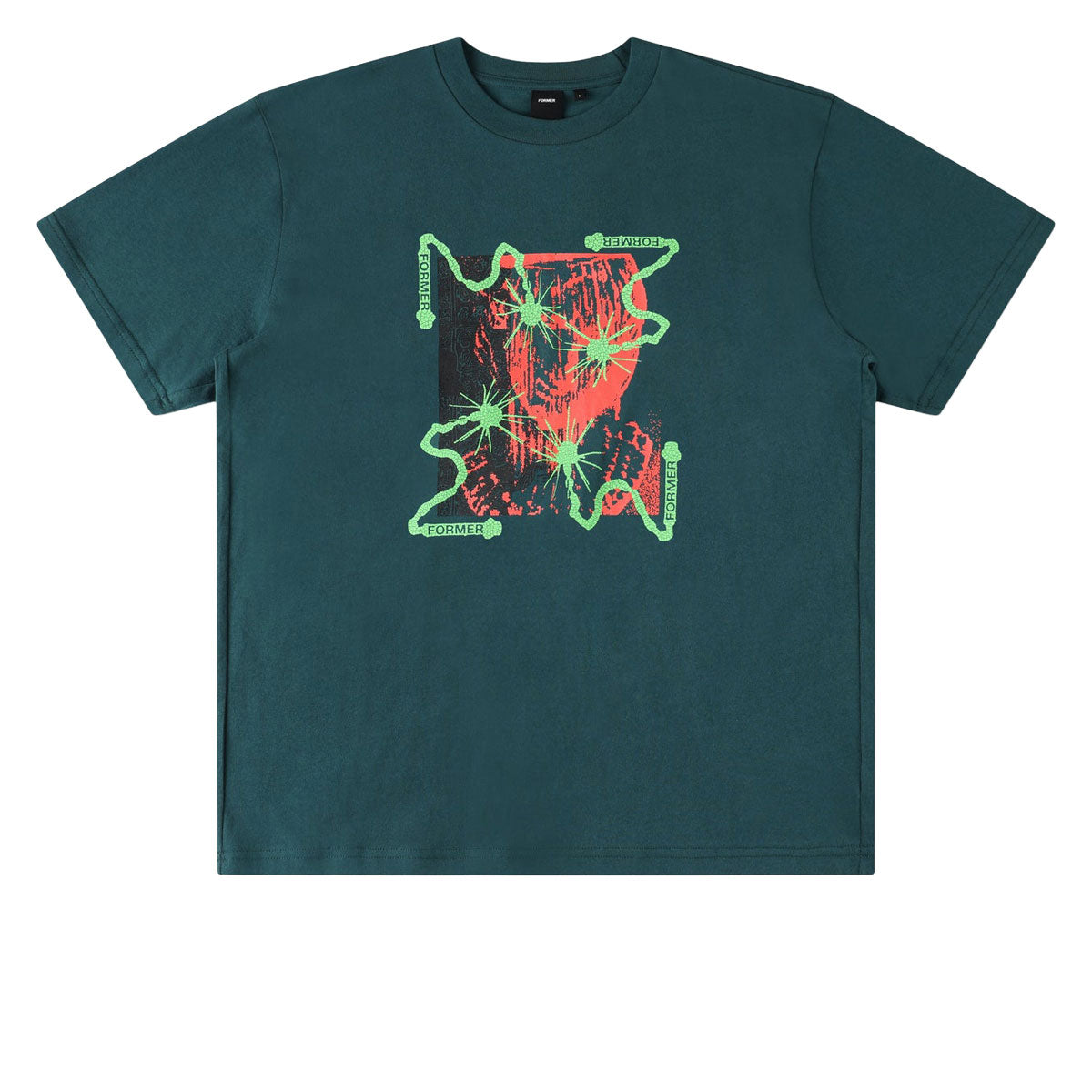 Former Chained T-Shirt - Petrol image 1
