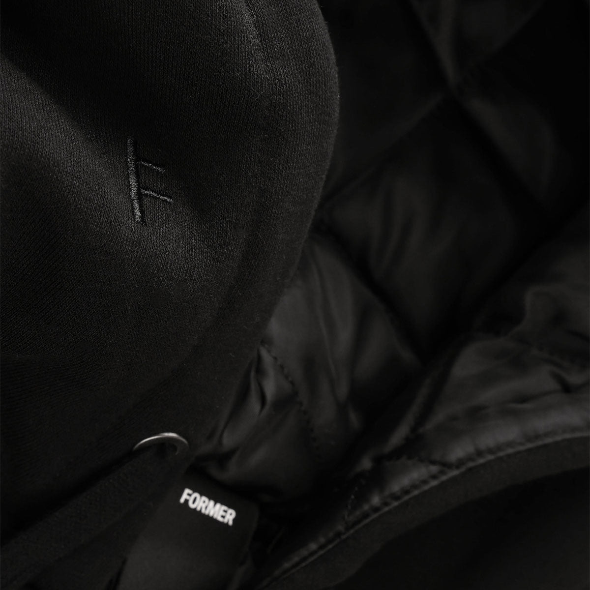 Former Global Mind Lined Zip Up Hoodie - Black image 6