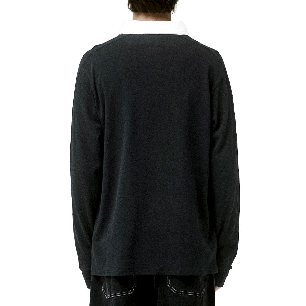 Former Reynolds Flatline Rugby Polo Shirt - Black image 2