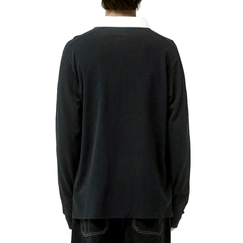 Former Reynolds Flatline Rugby Polo Shirt - Black