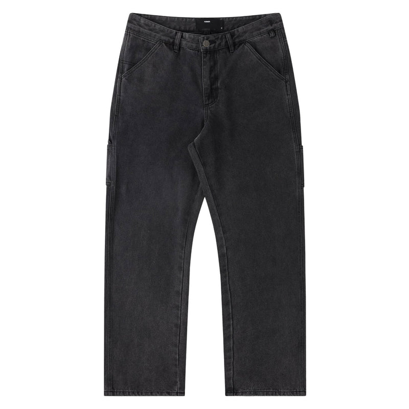 Former VT Distend Denim Carpenter Pants - Washed Black
