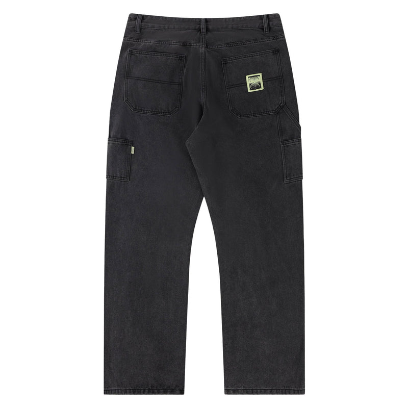 Former VT Distend Denim Carpenter Pants - Washed Black