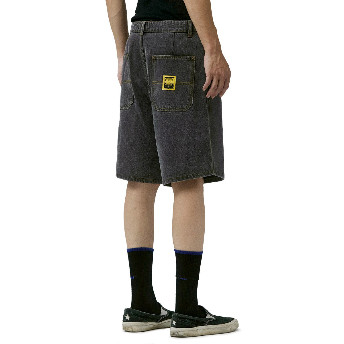 Former Reynolds 21 Denim Walk Shorts - Washed Black II image 5
