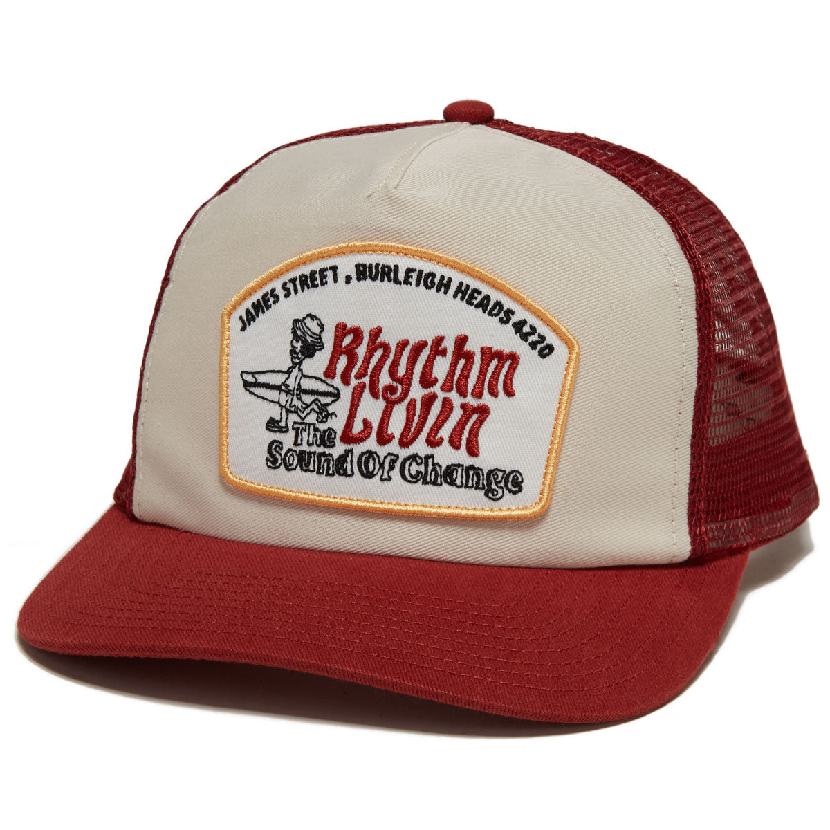 Rhythm Pathway Trucker Hat - Red image 1