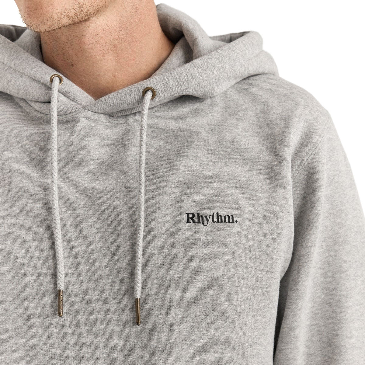 Rhythm Brand Fleece Hoodie - Grey Heather image 3