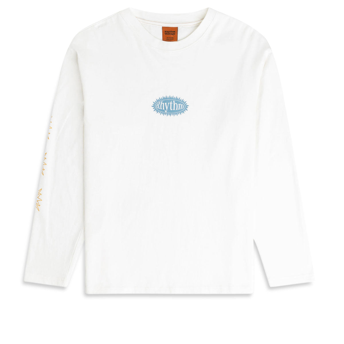 Rhythm Ritmo Printed Long Sleeve T-Shirt - Ecru image 1