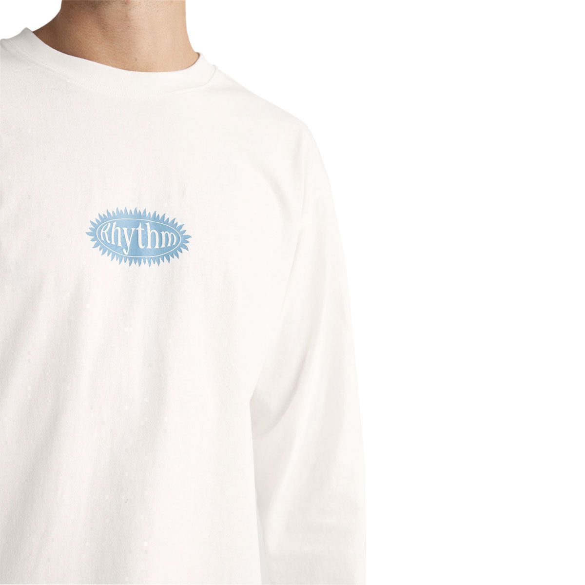 Rhythm Ritmo Printed Long Sleeve T-Shirt - Ecru image 3