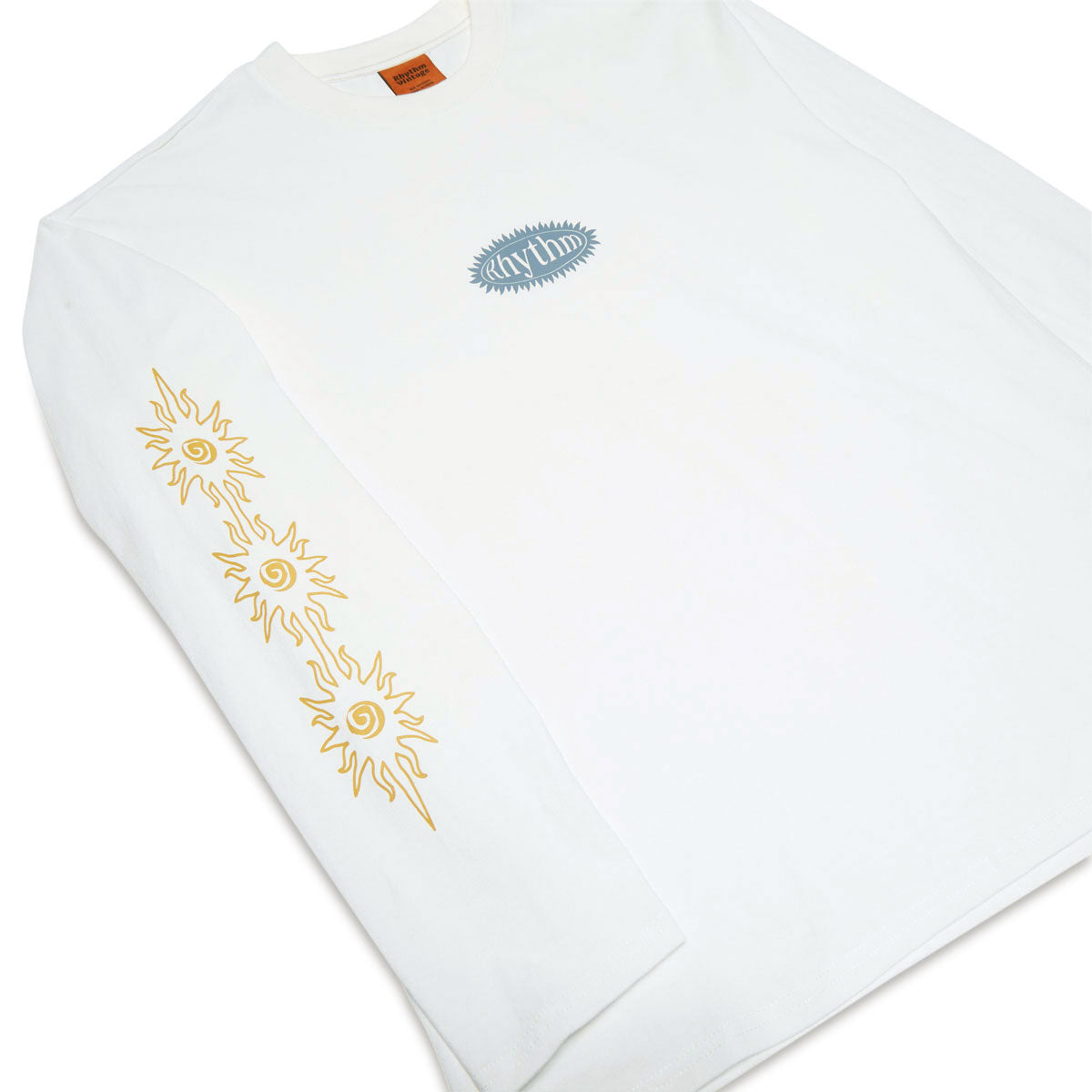 Rhythm Ritmo Printed Long Sleeve T-Shirt - Ecru image 4