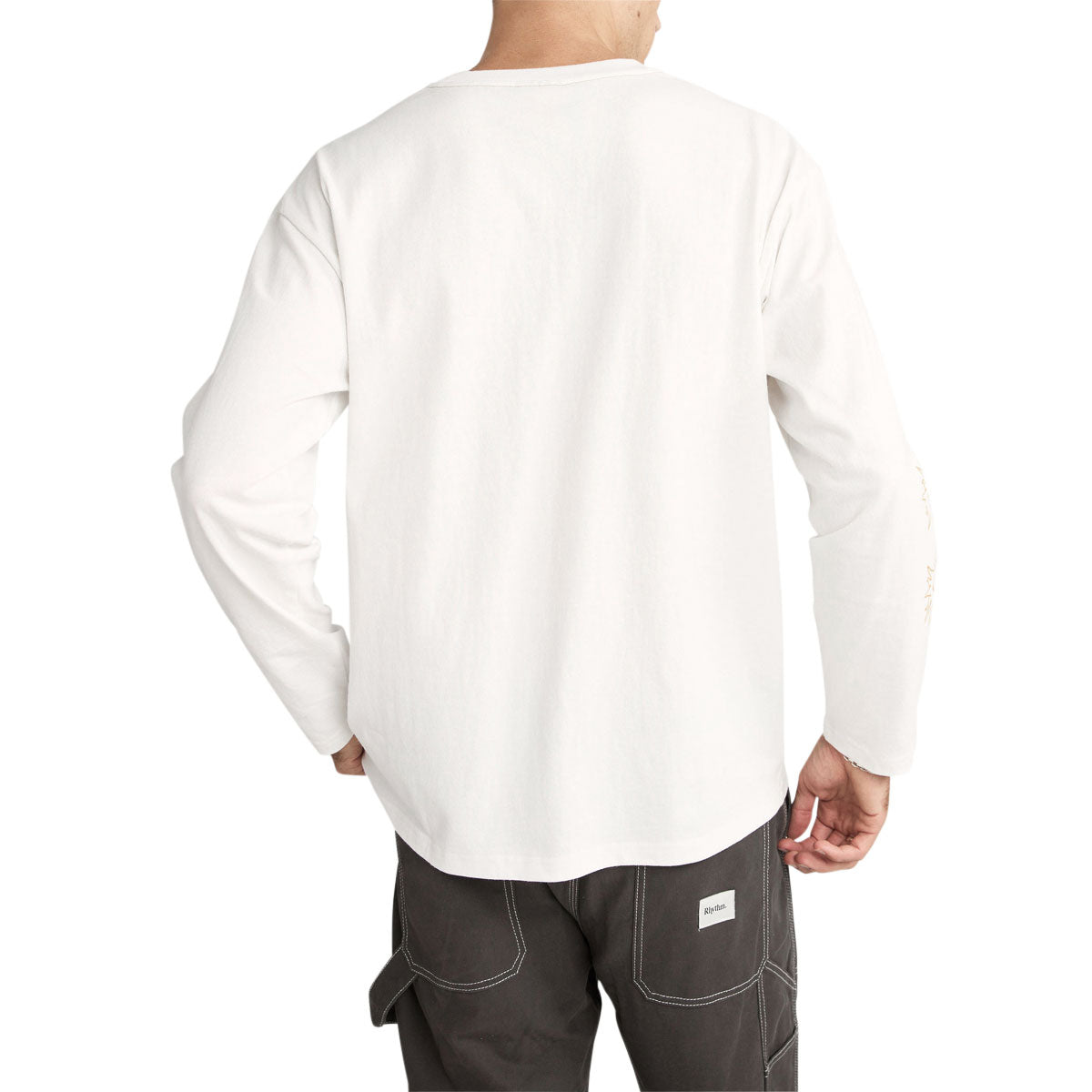 Rhythm Ritmo Printed Long Sleeve T-Shirt - Ecru image 5