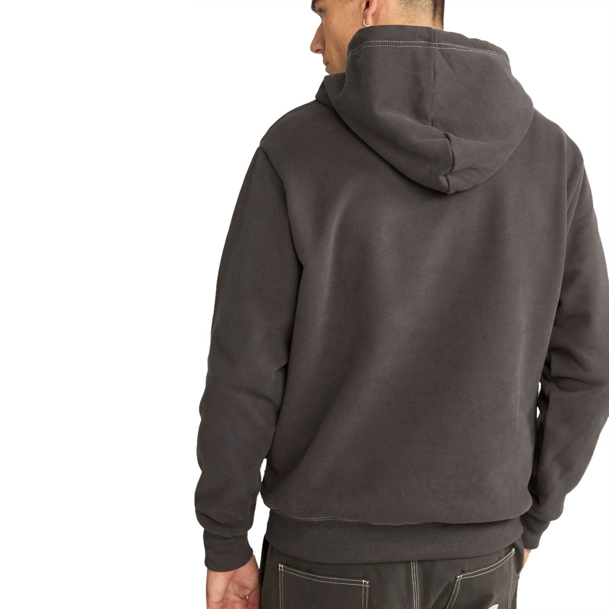 Rhythm Contrast Stitch Hoodie - Charcoal image 2