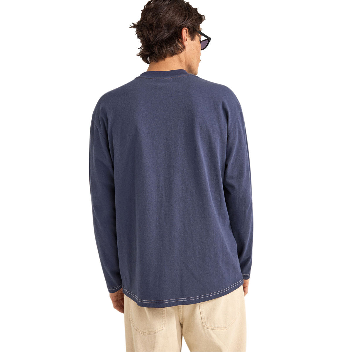 Rhythm Vintage Panel Long Sleeve T-Shirt - Vintage Navy image 4