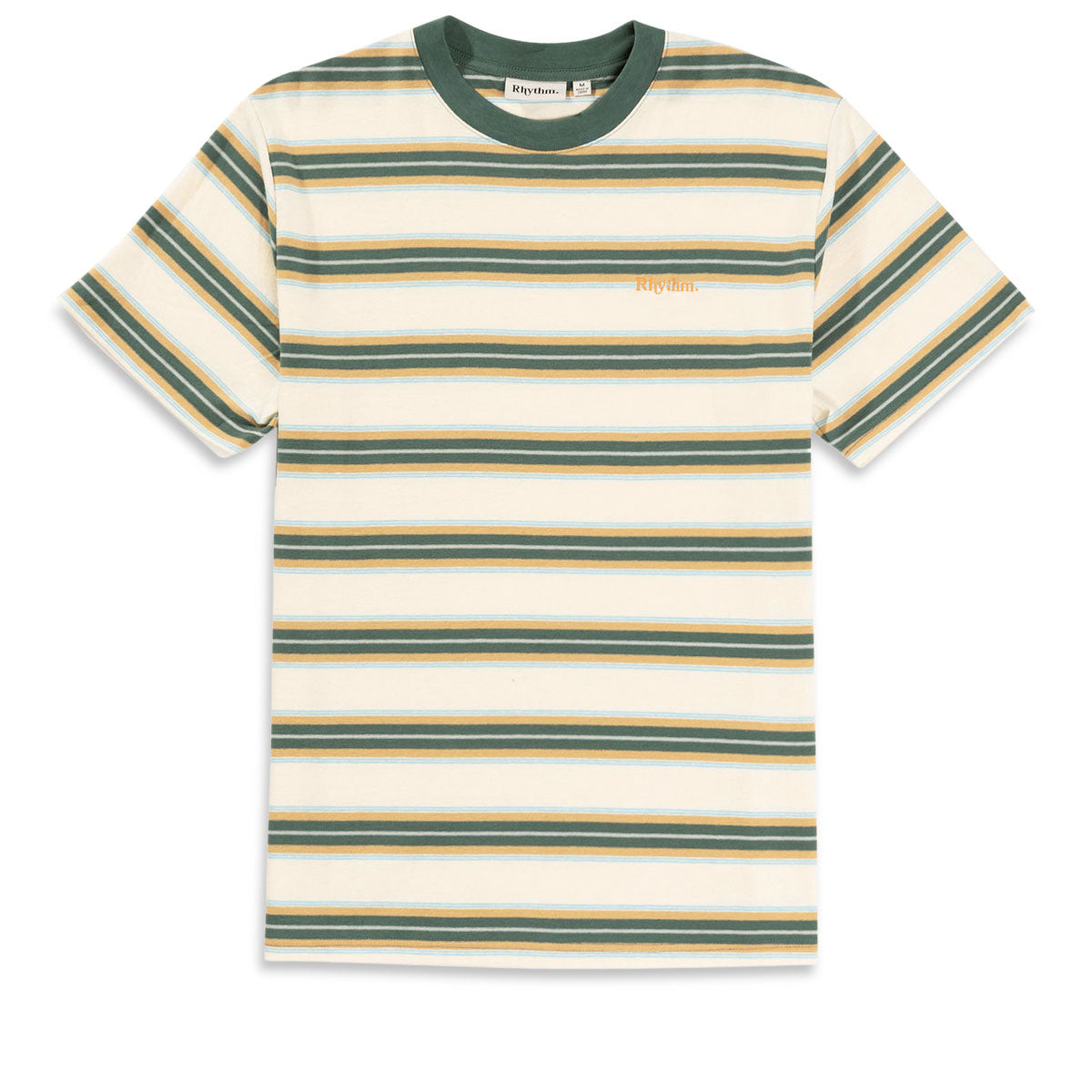 Rhythm Everyday Stripe T-Shirt - Vintage Green image 1