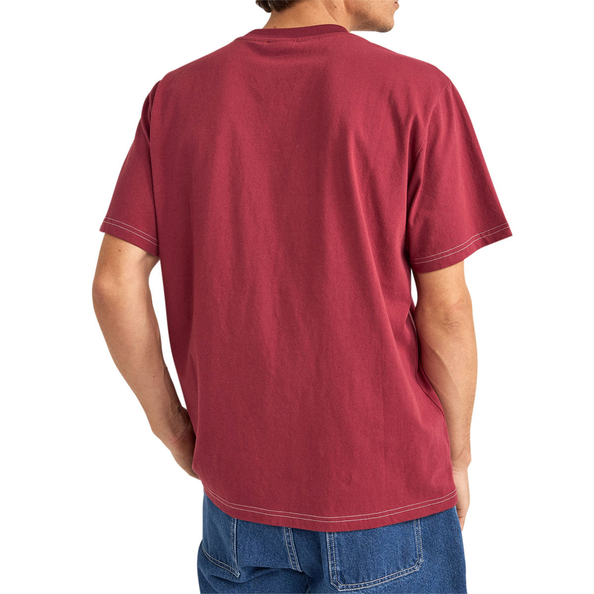 Rhythm Vintage Panel T-Shirt - Merlot image 4
