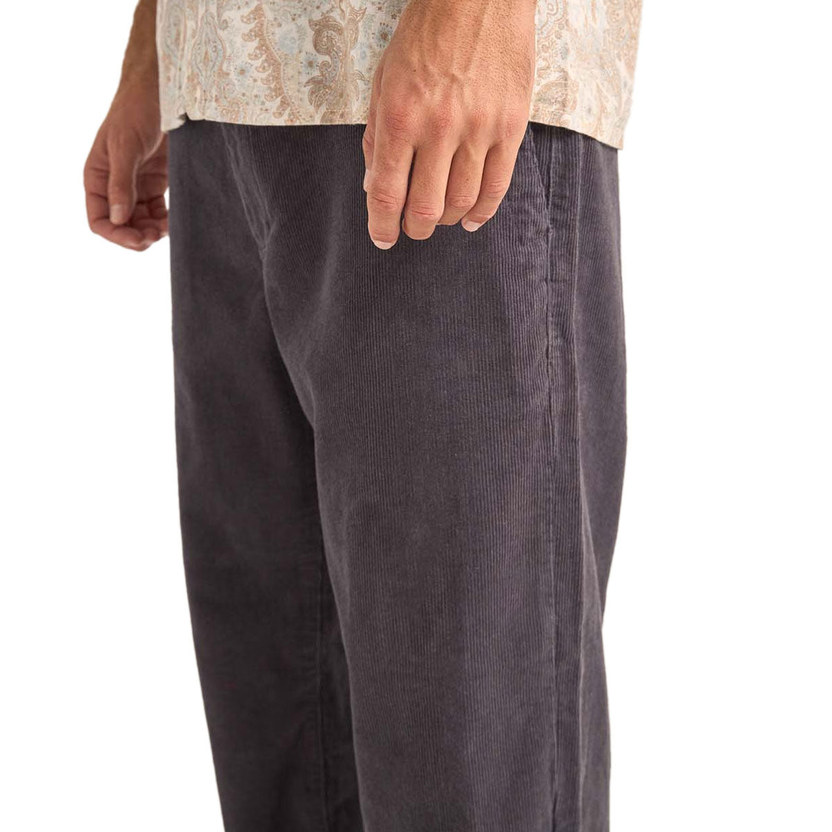 Rhythm Cord Trouser Pants - Charcoal image 3