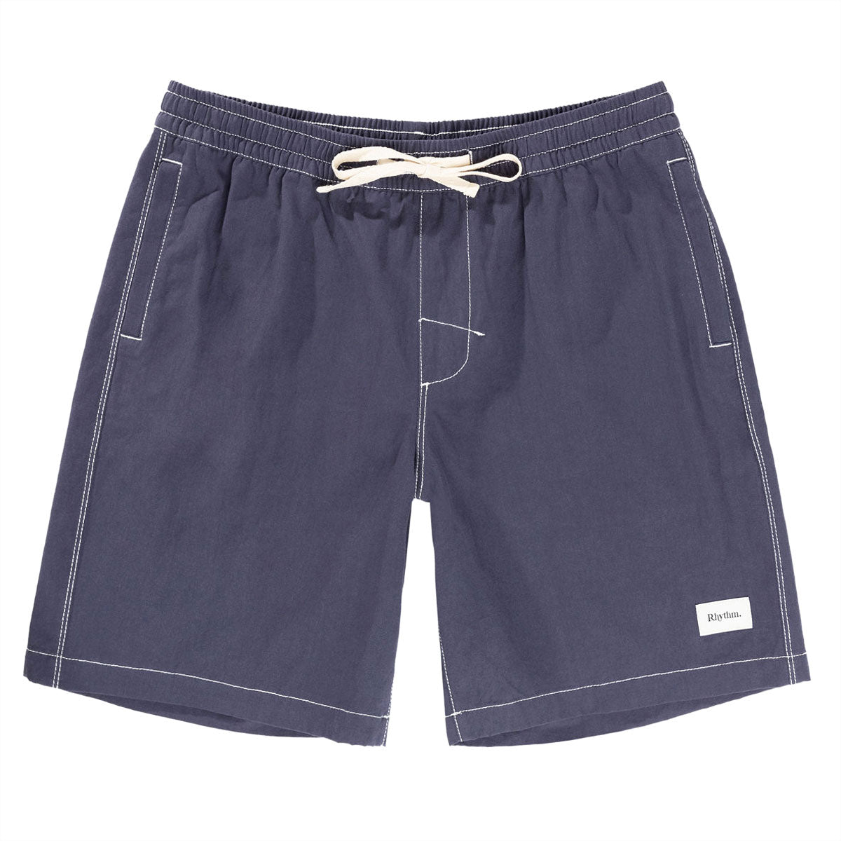 Rhythm Contrast Stitch Jam Shorts - Navy image 1