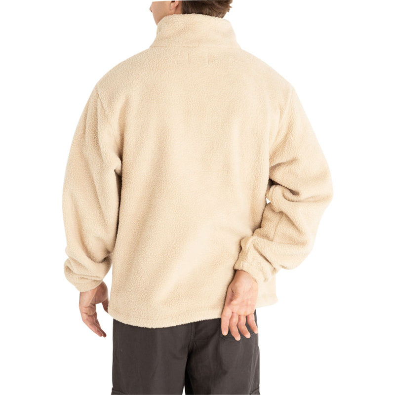 Rhythm Dusty Quarter Zip Sweatshirt - Natural