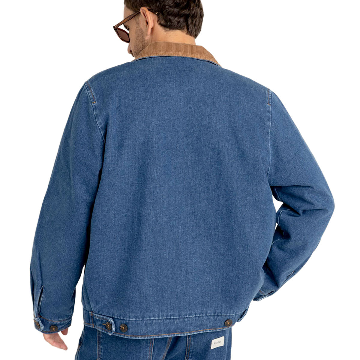 Rhythm Washed Denim James Jacket - Blue Wash image 3