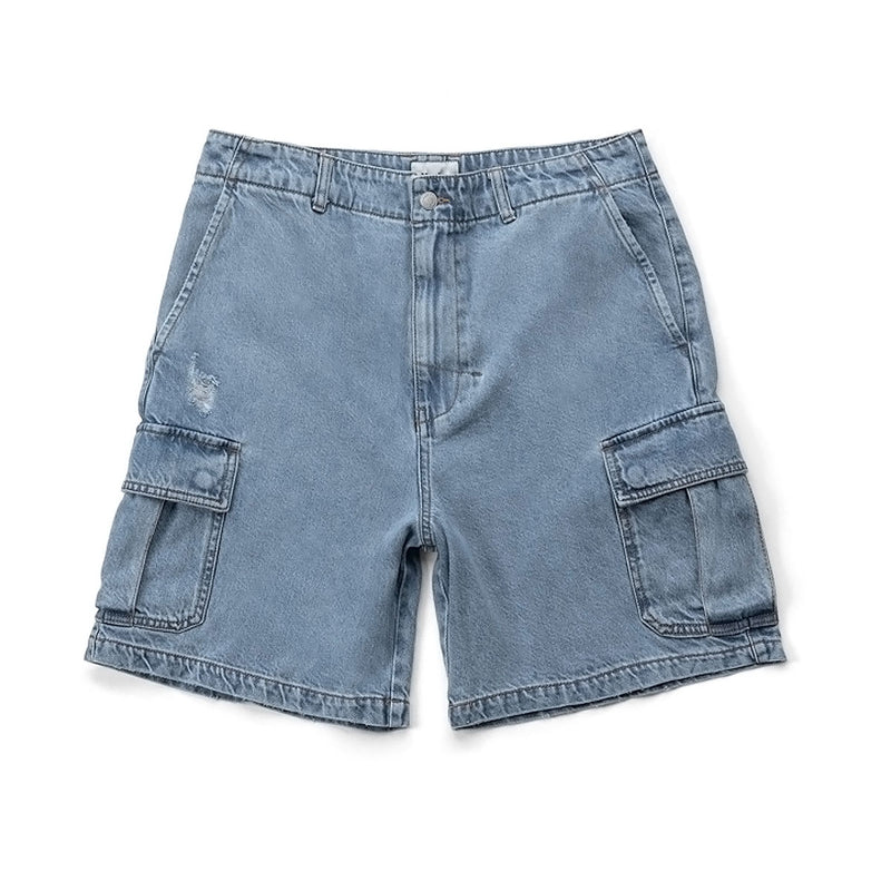Rhythm Denim Cargo Shorts - Stone