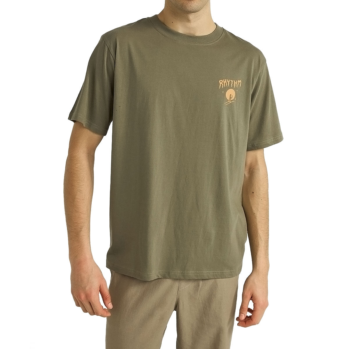 Rhythm Desert Locals T-Shirt - Military Olive image 2