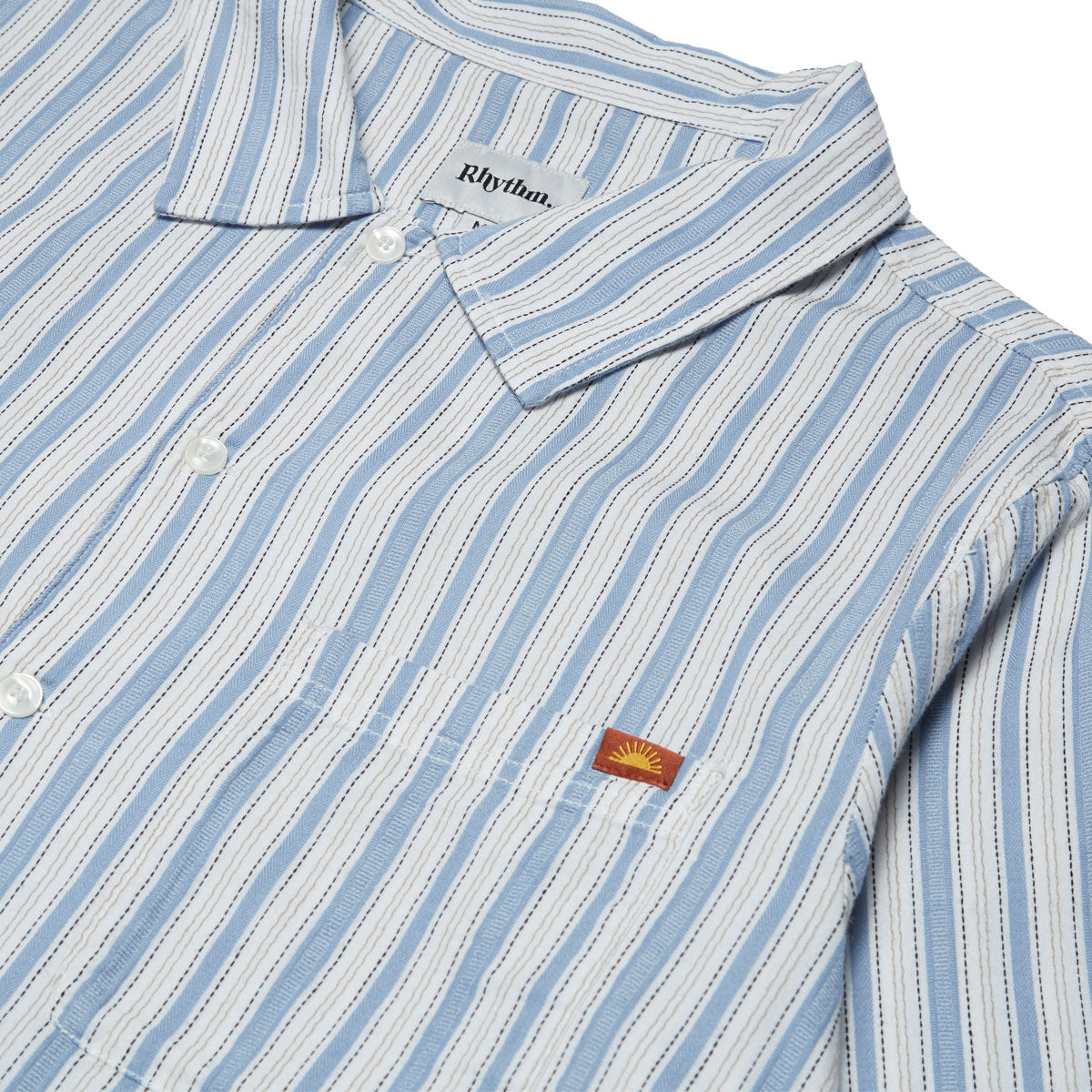 Rhythm Striper Long Sleeve Shirt - Blue image 2