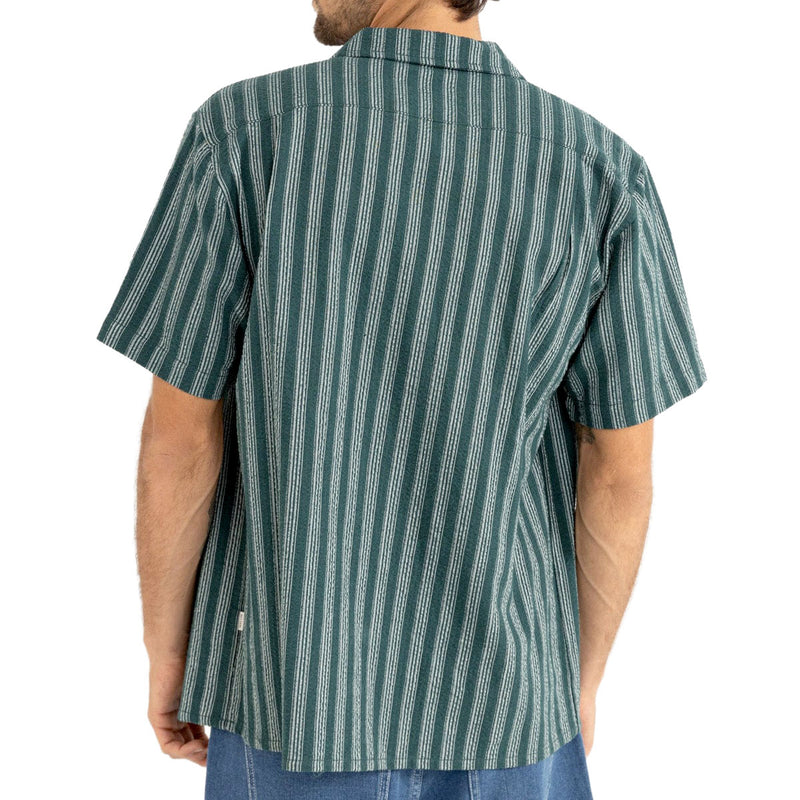 Rhythm Eli Stripe Shirt - Teal