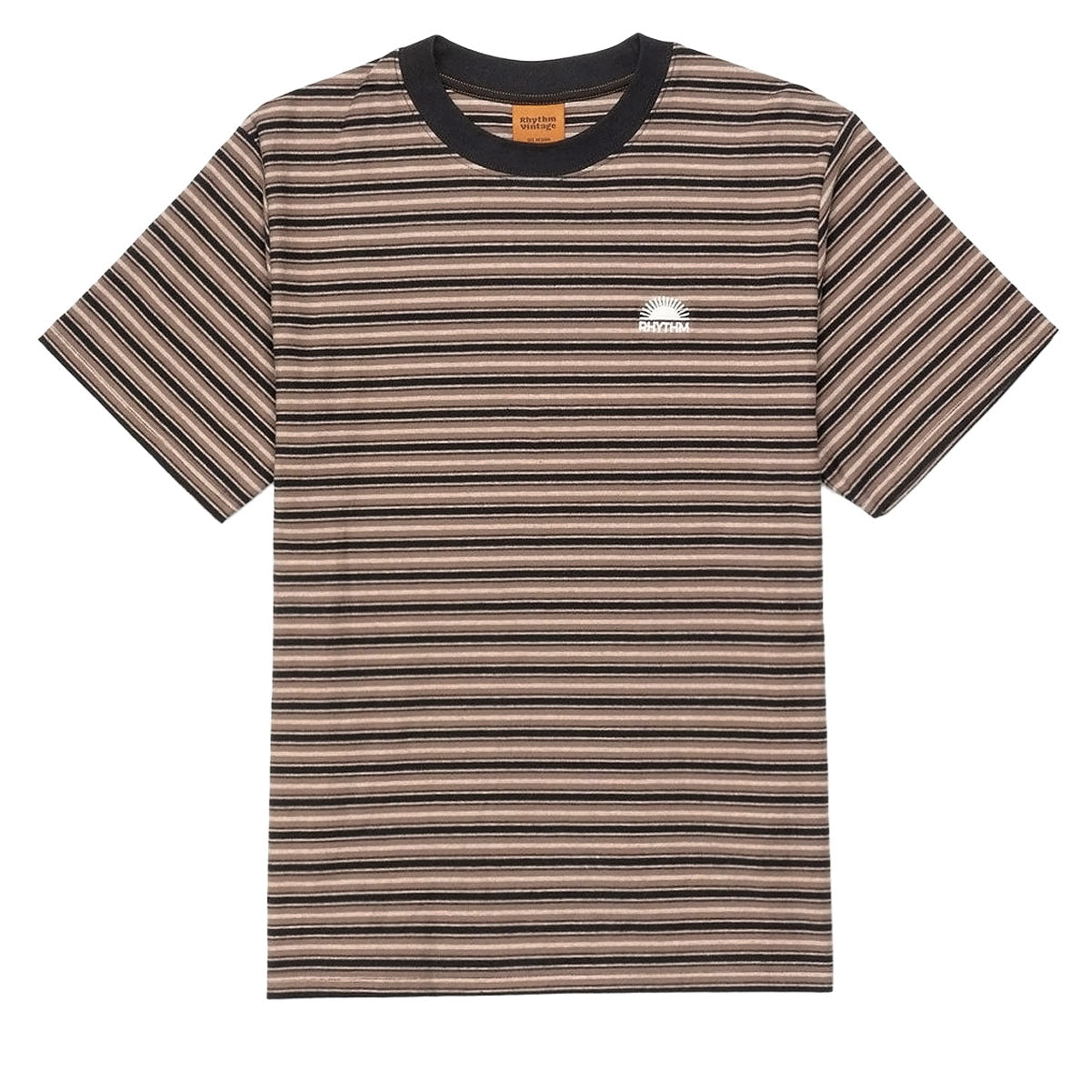 Rhythm Vintage Stripe T-Shirt - Latte image 1