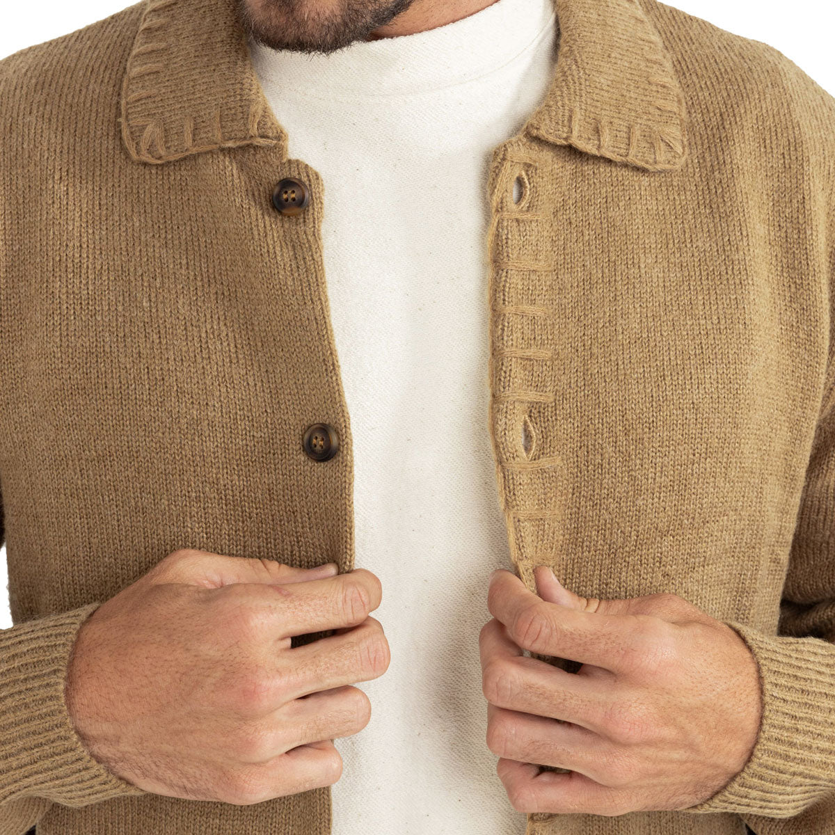 Rhythm Whip Stitch Long Sleeve Shirt - Tobacco image 2