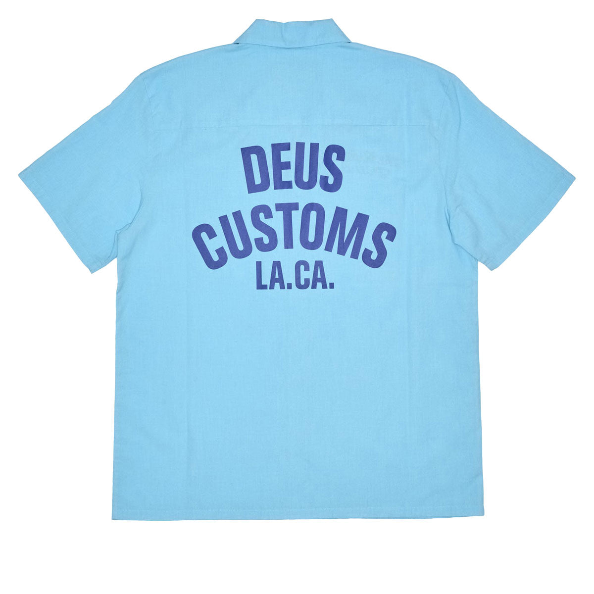 Deus Ex Machina Forecourt Shirt - Sky Blue image 4